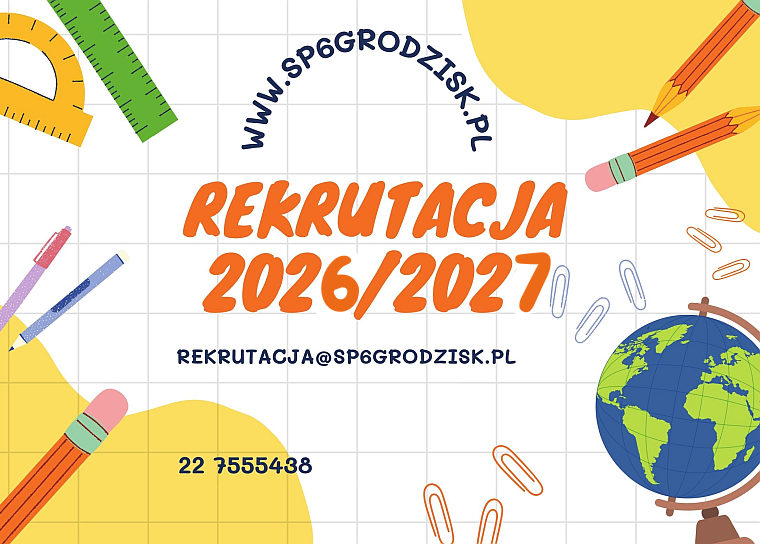 Plakat zachęcający do rekrutacji