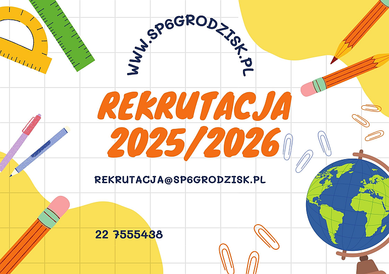 Plakat zachęcający do rekrutacji