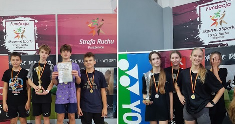 Medaliści w badmintona