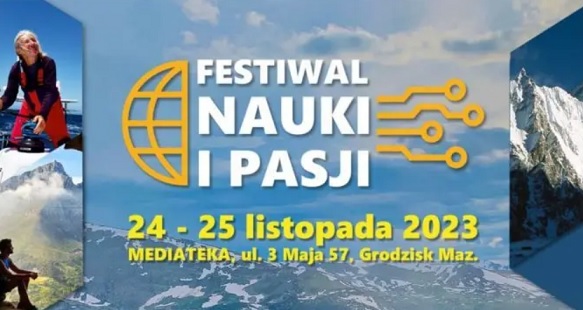 Festiwal Nauki i Pasji - baner reklamowy