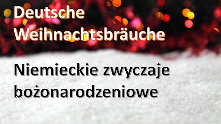 baner - niemieckie zwyczaje bożonarodzeniowe