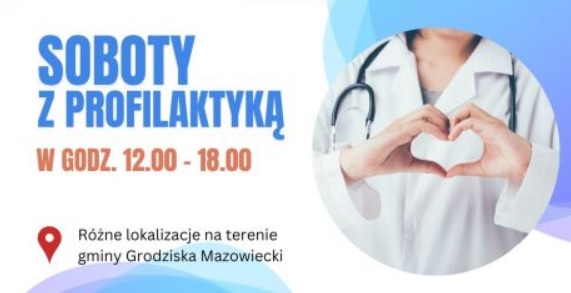 baner reklamujący białą sobotę - bezpłatne badania