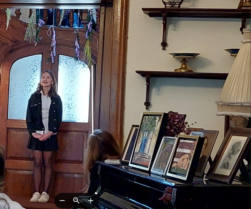 Hania Kułakowska_ konkurs recytatorski w Stawisku