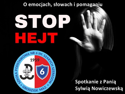 baner/slajd na rozmowę o hejcie, uczuciach