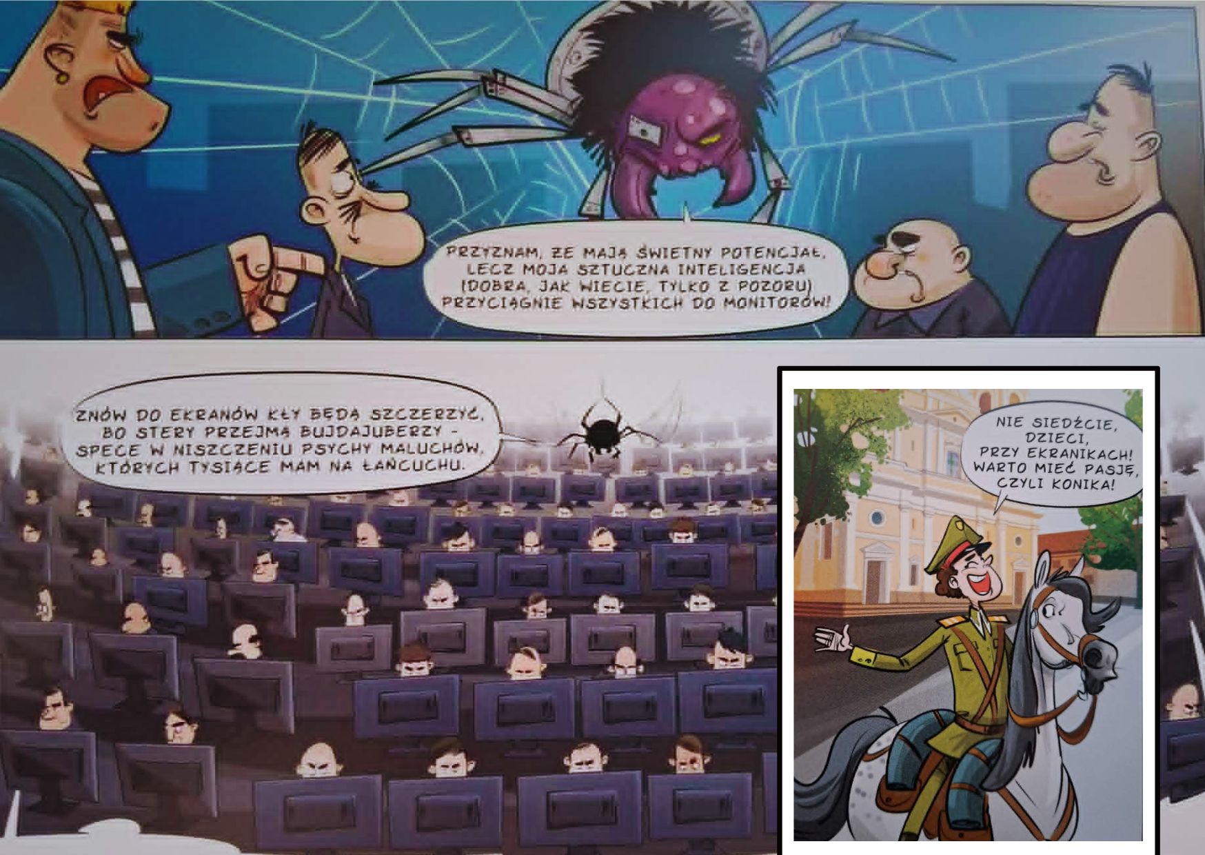 komiks cyberbezpieczeństwo