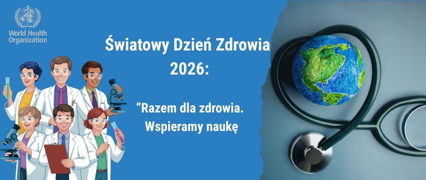 Baner reklamowy na okoliczność Dnia Zdrowia