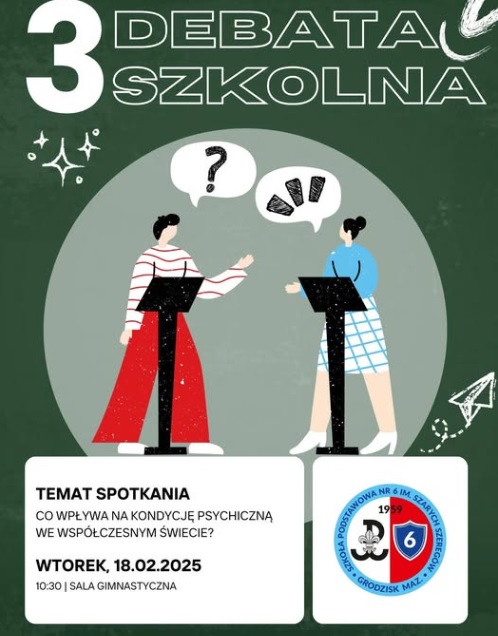 logografika 3. debaty szkolnej nt. dobrostanu psychicznego