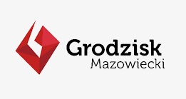 Logo Grodziska Mazowieckiego z napisem Grodzisk Mazowiecki