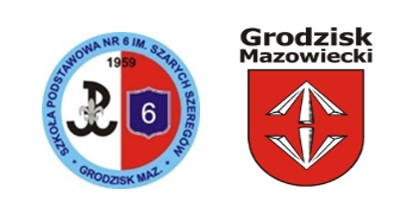 Grodzisk Mazowiecki - herb oraz logo SP6