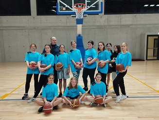 Reprezentacja SP6 w koszykówce dziewcząt w GOSie