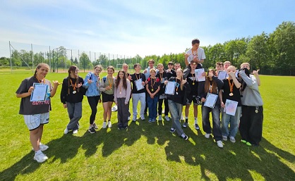 Reprezentacja szkoły w Mistrzostwa Powiatu Grodziskiego w lekkoatletyce