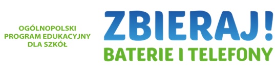 Logo/(napis) projektu Zbieraj baterie i telefony
