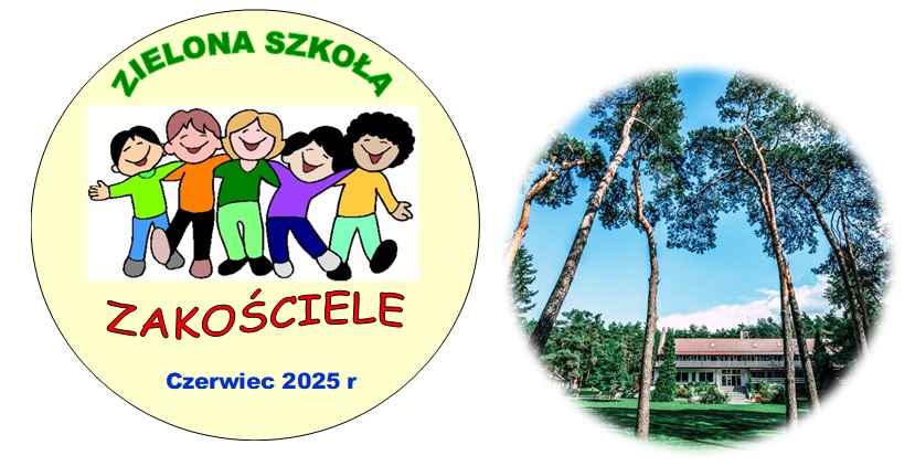 Zielona szkoła w2a i 3c w Zakościele - logografika