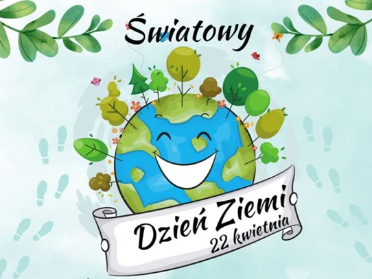 dzień ziemi-grafika z kulą Ziemską