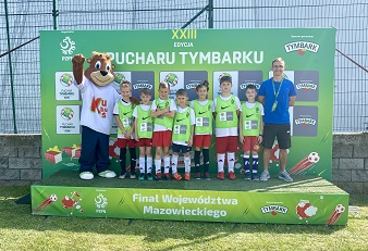 Reprezentacja szkoły w zawodach eliminacje Tymbark U10 22.05.2023